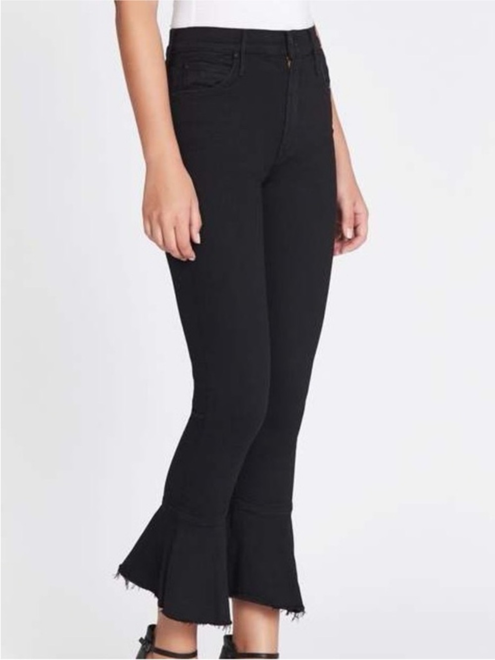 MOTHER The Cha Cha Fray Jeans Not Guilty